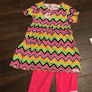 NWT Ruffle Girl Ruffle Pant Set